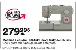 Michaels Machine à coudre HD4452 Heavy-Duty de SINGER offer