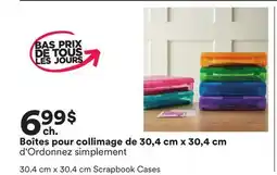Michaels Boîtes pour collimage de 30,4 cm x 30,4 cm d'Ordonnez simplement offer