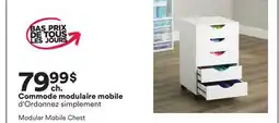 Michaels Commode modulaire mobile d'Ordonnez simplement offer