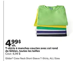 Michaels T-shirts à manches courtes avec col rond de Gildan, toutes les tailles offer
