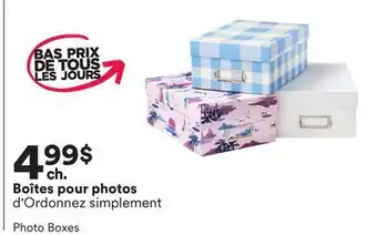Michaels Boîtes pour photos d'Ordonnez simplement offer
