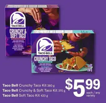 IGA Taco bell crunchy taco kit taco bell crunchy & soft taco kit taco bell soft taco kit offer