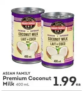 IGA Asian family premium coconut milk offer