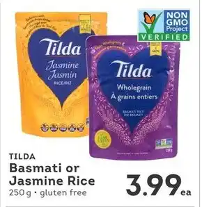 IGA Tilda basmati or jasmine rice offer