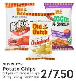 IGA Old dutch potato chips offer