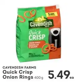 IGA Cavendish farms quick crisp onion rings offer