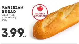 IGA Parisian bread offer
