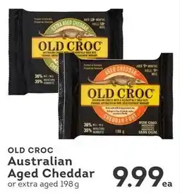IGA Old croc australian aged cheddar offer