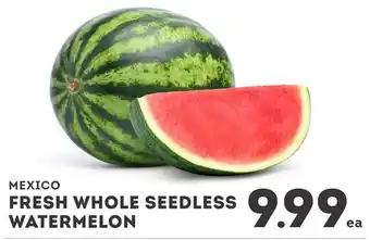 IGA Mexico fresh whole seedless watermelon offer