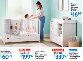 Walmart George baby receiving blankets offer