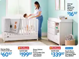 Walmart Graco solano 4-in-1 convertible crib with drawer offer