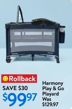 Walmart Harmony play & go playard offer