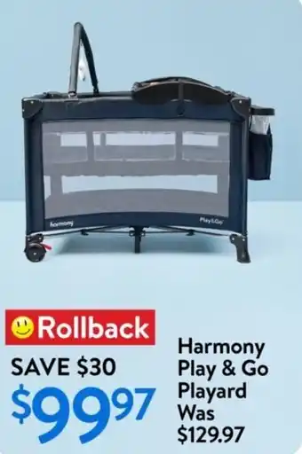 Walmart Harmony play & go playard offer