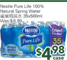 Ample Food Market Nestle Pure Life 100% Natural Spring Water offer