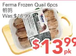 Ample Food Market Ferma Frozen Quail offer