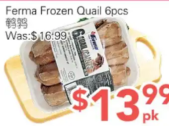 Ample Food Market Ferma Frozen Quail offer