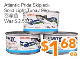 Ample Food Market Atlantic Pride Skipjack Solid Light Tuna offer
