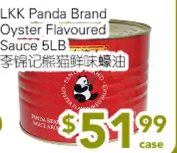 Ample Food Market LKK Panda Brand Oyester Flavoured Sauce offer
