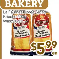 Ample Food Market La Fournee Doree Sliced Brioche offer