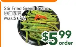 Ample Food Market Stir Fried Green Beans offer