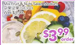 Ample Food Market Mix Fruit & Nuts Salad Medium offer