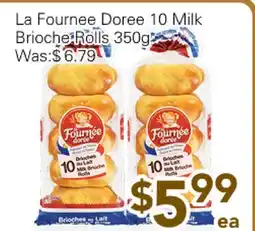 Ample Food Market La Fournee Doree 10 Milk Brioche Rolls offer