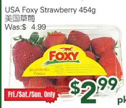 Ample Food Market USA Foxy Strawberry offer