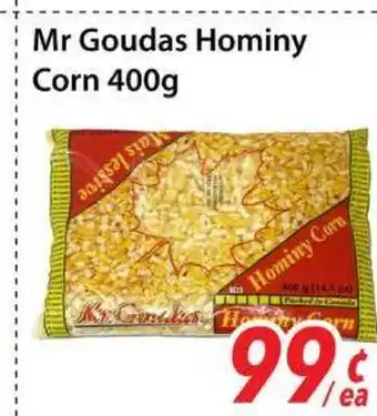 Bestco Food Mart Mr Goudas Hominy Corn offer