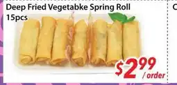 Bestco Food Mart Deep Fried Vegetabke Spring Roll offer