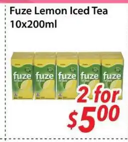 Bestco Food Mart FUZE Lemon Iced Tea offer