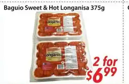 Bestco Food Mart Baguio Sweet & Hot Lon Longanisa offer