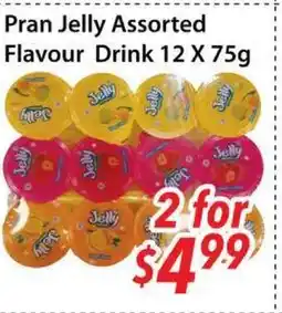 Bestco Food Mart Pran Jelly Assorted Flavour Drink offer