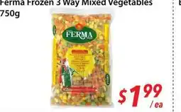 Bestco Food Mart Ferma Frozen 3 Way Mixed Vegetables offer
