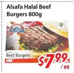 Bestco Food Mart Alsafa Halal Beef Burgers offer