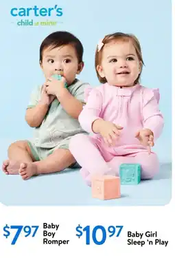 Walmart Carter's baby girl sleep 'n play offer