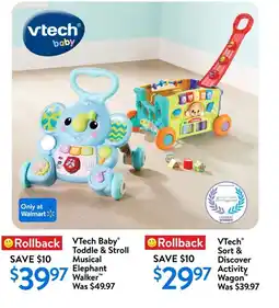 Walmart VTech Sort & Discover Activity Wagon offer