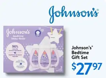 Walmart Johnson's bedtime gift set offer