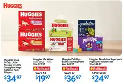 Walmart Huggies 10x wipes offer