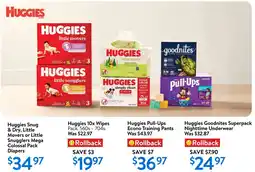 Walmart Huggies goodnites superpack nighttime underwear offer
