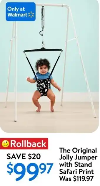 Walmart The original jolly jumper with stand safari print offer