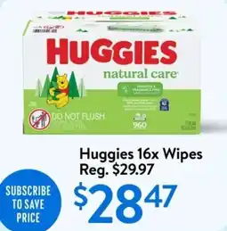 Walmart Huggies 16x wipes offer