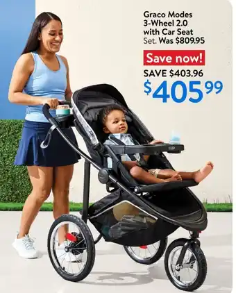 Walmart Graco Modes 3-Wheel 2.0 with Car Seat offer