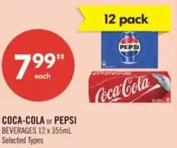 Shoppers Drug Mart Coca-cola or pepsi beverages offer