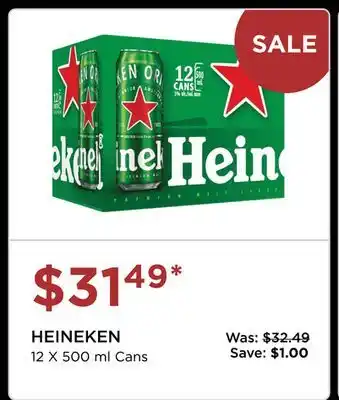 The Beer Store HEINEKEN offer