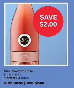 LCBO Kim Crawford Rosé offer