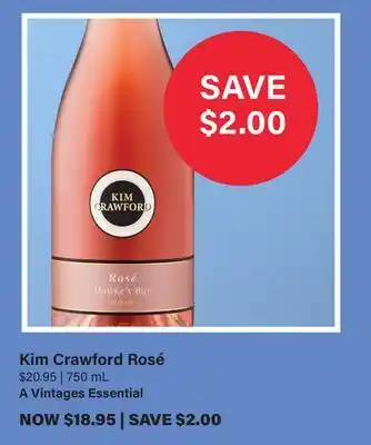 LCBO Kim Crawford Rosé offer