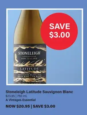 LCBO Stoneleigh Latitude Sauvignon Blanc offer