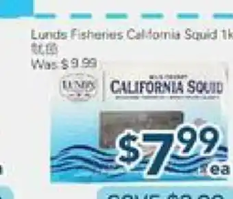 Oceans Fresh Food Market California Squid offer