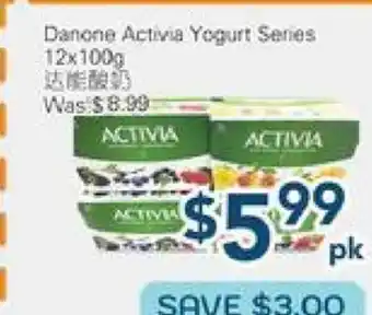 Oceans Fresh Food Market Danone Active Yogurt Series offer
