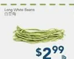 Oceans Fresh Food Market Long White Beans offer
